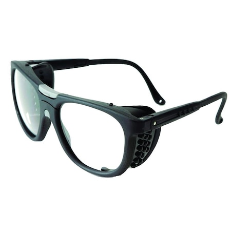 Sellstrom B5, Welding Safety Glasses, Anti-Scratch, Clear Lens, Black Frame S74701